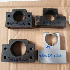 [dày 20mm] gối thép định tâm vòng bi lỗ 22 26 28 32 tháo máy chất lượng cao