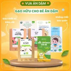Gạo Hữu Cơ Hoa Sữa | Nàng Hương | HasaBio cho bé ăn dặm
