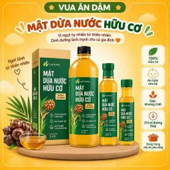 Mật Dừa Nước Cô Đặc Hữu Cơ VIETNIPA-Gia Vị Tự Nhiên Cho Bé Ăn Dặm Từ 1 Tuổi
