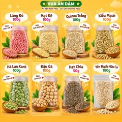 Combo Set 8 Loại Hạt Dinh Dưỡng cho bé ăn dặm