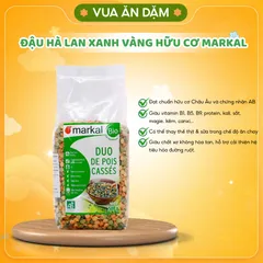 Đậu Hà Lan Xanh Vàng Hữu Cơ Markal 500g
