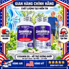 VIÊN BỔ KHỚP COSAMAIN DS JOINT HEALTH NỘI ĐỊA MỸ HỘP 180V VÀ 210V