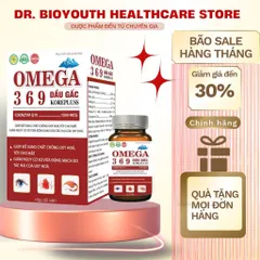 Viên Dầu Gấc Omega 369 Koreplus (60v) Bổ mắt, não, tăng cường thị lực,Làm Đẹp Da, Chống Lão Hóa, tốt cho tim mạch