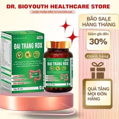 Viên Uống ĐẠI TRÀNG ROX Hỗ Trợ Giảm Viêm Đại Tràng, Giảm Tiêu Chảy, Táo Bón - Hộp 30 Viên