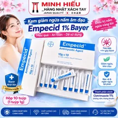 Kem Chống Nấm Giảm Ngứa VÙNG KÍN Empecid 1% Bayer 10g Nội Địa Nhật Bản– Hỗ Trợ Điều Trị Nấm Da, Giảm Ngứa Do Nấm