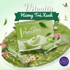 [ Hàng Chính Hãng ] Ngũ Cốc Dinh Dưỡng Vhealth trà xanh thơm ngon, thay thế bữa ăn phụ