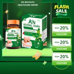 Viên Điều hòa Đường huyết AN ĐƯỜNG THẢO - Hỗ trợ chuyển hóa đường, cải thiện chỉ số đường huyết Hộp 30v