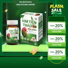 Viên uống Kim tiền thảo râu mèo AC– giảm và ngừa sỏi tiết niệu, tăng đào thải sỏi – Lọ 30 viên