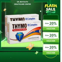 Viên bổ THYMO B Complex chứa Thymomodulin bổ sung miễn dịch vitamin và khoáng chất,giảm tình trạng mệt mỏi,suy nhược