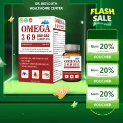 Viên Dầu Gấc Omega 369 Koreplus (60v) Bổ mắt, não, tăng cường thị lực,Làm Đẹp Da, Chống Lão Hóa, tốt cho tim mạch 893592