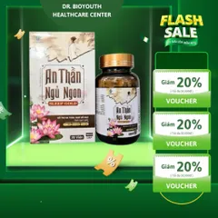 Viên AN THẦN NGỦ NGON SLEEP GOLD Hỗ trợ dễ ngủ, sâu giấc ,ngủ thẳng giấc,giảm căng thẳng,lo âu 30v