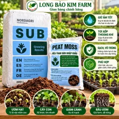 RÊU THAN BÙN PEATMOSS – GIÁ THỂ CAO CẤP CHO CÂY TRỒNG gói 500gram