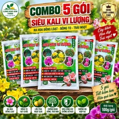 Siêu kali combi 44% Hải An Khang – Phân Bón Dưỡng Nụ, Ra Hoa, Bông To, Hạt Chắc, Lớn Trái – 100g/Gói