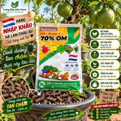 Phân Hữu Cơ Hà Lan AgroGold HK-Orga 1 70% OM Dạng Viên Nén 500g – Cải Tạo Đất, Dưỡng Rễ, Cây Cảnh Bonsai