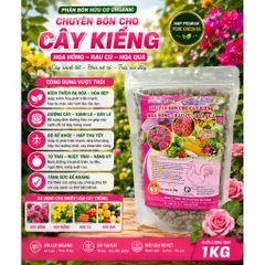 Phân Gà Hữu Cơ Viên Nén 1KG Organic Japan Hải An Khang - Bón Hoa Hồng, Cây Kiểng, Rau Sạch, Cây Ăn Trái