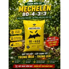 [ Combo 5kg ] Phân Hữu Cơ Dơi Mechelen 80-4-3-3