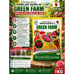 Phân chuyên hoa hồng Green Farm 1Kg | Dạng Viên | Chuyên Cho Hoa Hồng, Cây Cảnh, Cây Ăn Trái | Ra Nhiều Hoa