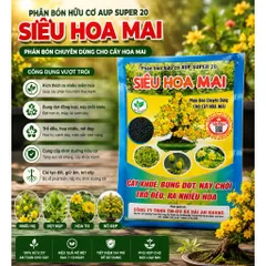 Phân bón SIÊU HOA MAI (gói 700g) chuyên dùng cho cây hoa mai giúp cây khoẻ, bung đọt, nảy chồi, trổ đều, ra nhiều hoa