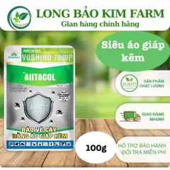 Siêu Áo Giáp Kẽm 100g – Bảo Vệ Cây Trồng Khỏi Nấm Khuẩn, Chống Cháy Lá – Thuốc Trị Bệnh Cây AIITACOL Yoshino 70WP