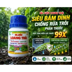 HK Siêu Loang Trải 100ml - Siêu Bám Dính Chống Rửa Trôi, Giữ Phân Thuốc Bám Lá Lâu Hơn, Hiệu Lực 99X