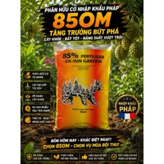 [ Combo 3kg] Phân Hữu Cơ 850M Nhập Khẩu Pháp – Viên Nén Tan Chậm Cao Cấp Giúp Cây Khỏe, Bung Rễ, Tăng Năng Suất