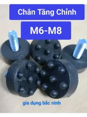 4 chân đế tăng chỉnh M6-M8 gai đen