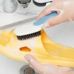 Combo 5 Bàn Chải Đánh Giày Dép Nhỏ Gọn Tiện Lợi, Bàn Chải Đa Năng Cứng Cáp Cầm Lông Nhựa PP