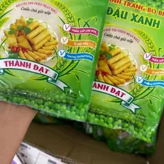 Combo 5 Gói Bánh tráng bò bía đậu xanh Thành Đạt /Bánh đa nem cuốn chả giò giòn xốp