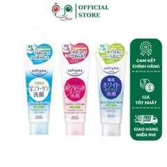 Sữa Rửa Mặt Kose Softymo Dưỡng Trắng Mềm Mịn Da Nhật Bản - Tuýp 150g, 190g