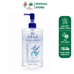 Nước Tẩy Trang Ý Dĩ Dưỡng Ẩm Sáng Da Sạch Sâu Lỗ Chân Lông Reihaku Hatomugi Cleansing Lotion 500m