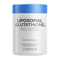 Codeage Liposomal Glutathione - Tác động sâu vào bên trong tế bào hỗ trợ nám tàn nhang giúp da săn chắc mịn màng và trẻ trung chính hãng Mỹ