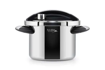 NỒI ÁP SUẤT 22cm NUTRIPRO COOKER 6 Lít/7Lít INOX 304 CAO CẤP FIVESTAR PLUS 3 ĐÁY DÙNG MỌI LOẠI BẾP