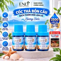 MUA 3 CỐC TẶNG 1 SÁP THƠM 50K - ENLY cốc thả bồn cầu tự động làm sạch, khử mùi, diệt khuẩn, giữ toilet luôn sạch