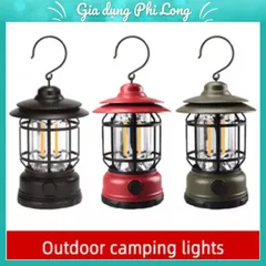 Đèn lồng cắm trại , trang trí xài pin sạc siêu sang thế hệ mới 2023 - đèn pin led siêu sáng
