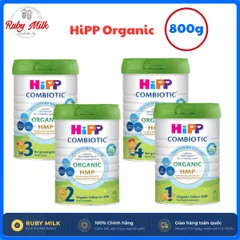 Sữa Hipp Combiotic Organic Lon 800g Nhập Khẩu Đức Chính Hãng - Sữa Công Thức Cho Bé Đủ Số - Rubymilk182