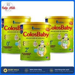 Sữa ColosBaby IQ Gold 0+ 1+ 2+ Lon 800g Cho Bé