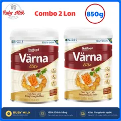 [Combo 2 Lon] Sữa Bột Nutifood Varna Elite Chứa Sâm Ngọc Linh Đông Trùng Hạ Thảo Lon 850G
