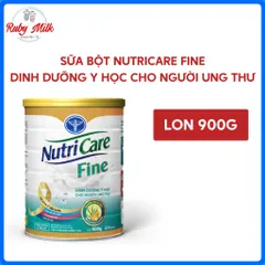 Sữa Bột Nutricare FINE Tăng Cường Sức Đề Kháng Ăn Ngon Miệng Giảm Táo Bón Hỗ Trợ Người Ung Thư Giảm Tác Hại Hoá Xạ Trị