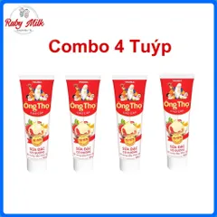 Combo 4 Tuýp Sữa Đặc Có Đường Ông Thọ Đỏ - Tuýp 165g