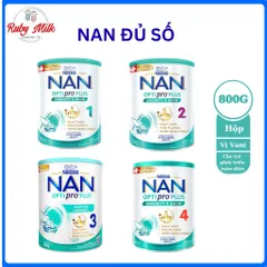 Sữa Bột Nestle NAN OPTIPRO HM-O Đủ Số lon 1500g và 800g