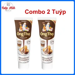 Combo 2 Tuýp Sữa Đặc Có Đường Ông Thọ Tuýp Socola - Tuýp 165g