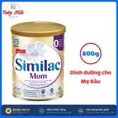 Sữa bầu Similac Mom Lon 800g Hương Vani