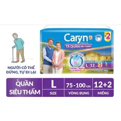 Tã Quần Người Lớn Caryn Siêu Thấm Cho Người Già Size L14
