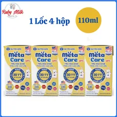 Lốc 4 Hộp Sữa pha sẵn Metacare Opti 110ml