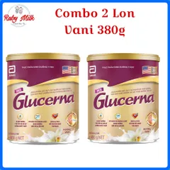 Combo 2 Lon Sữa Bột Glucerna Vani 380g