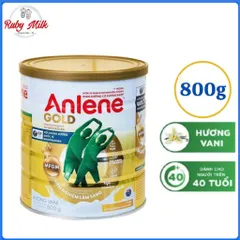Sữa bột Anlene Gold 5X Hương Vani 800g