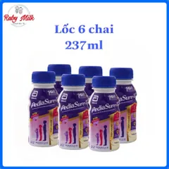 Lốc 6 Chai Sữa Pha Sẵn PediaSure 237ml Hương Vani