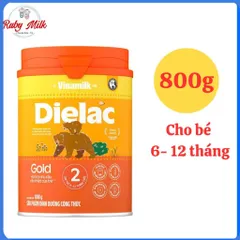Sữa bột Dielac Alpha Gold 2 Lon 850g (cho bé từ 6 - 12 tháng tuổi) GIAO MẪU NGẨU NHIÊN