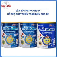 Sữa Bột MetaCare Eco Xanh Lon 850g Đủ Số Cho Bé