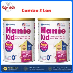 Sữa Bột Nutricare  HANIE KID 0+ Lon 800g - Sữa Non 24H Cao Năng Lượng Cho Bé Suy Dinh Dưỡng Biếng Ăn Thấp Còi